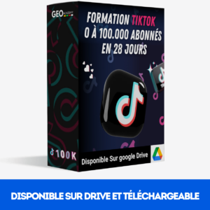 Formation Tiktok VIP : 0 à 100.000 abonnés en 28 jours